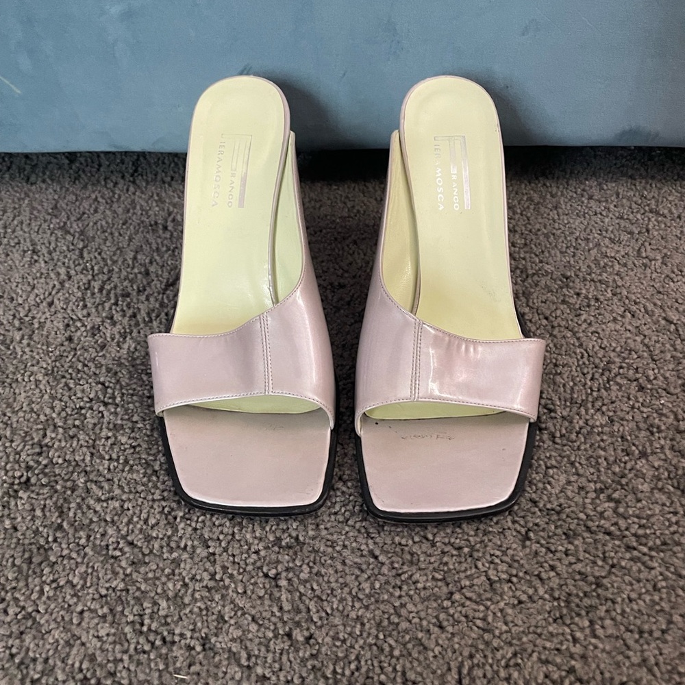Franco Fieramosca Elegant Women's Slide Sandals - Silver